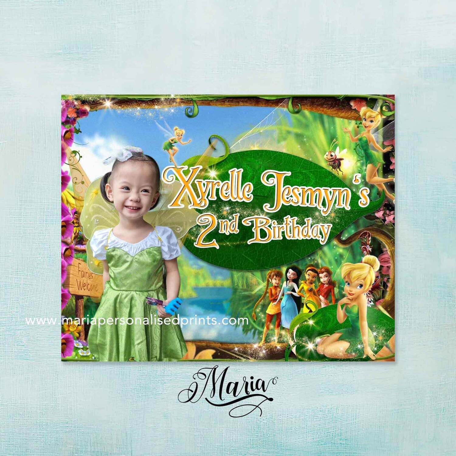Tinkerbell Birthday Banner