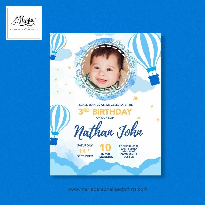 Christening Invitation Set of 14