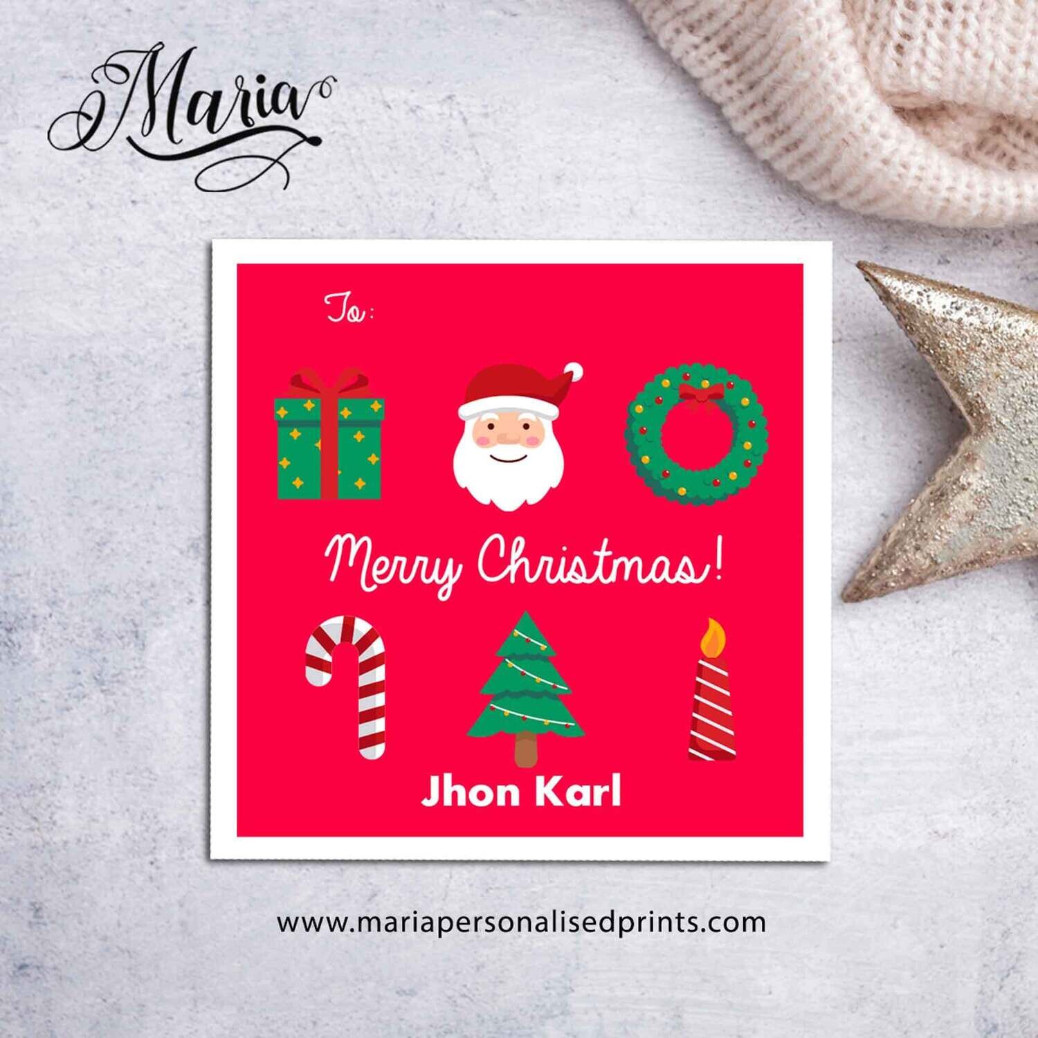 Christmas Gift Tags 2023-D