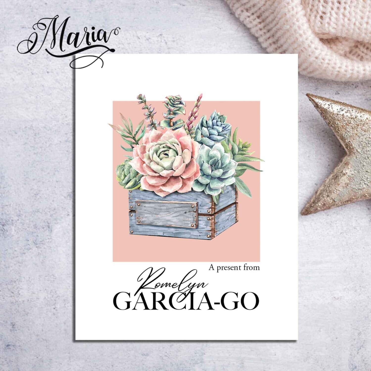 Personalized Note Cards GC-010