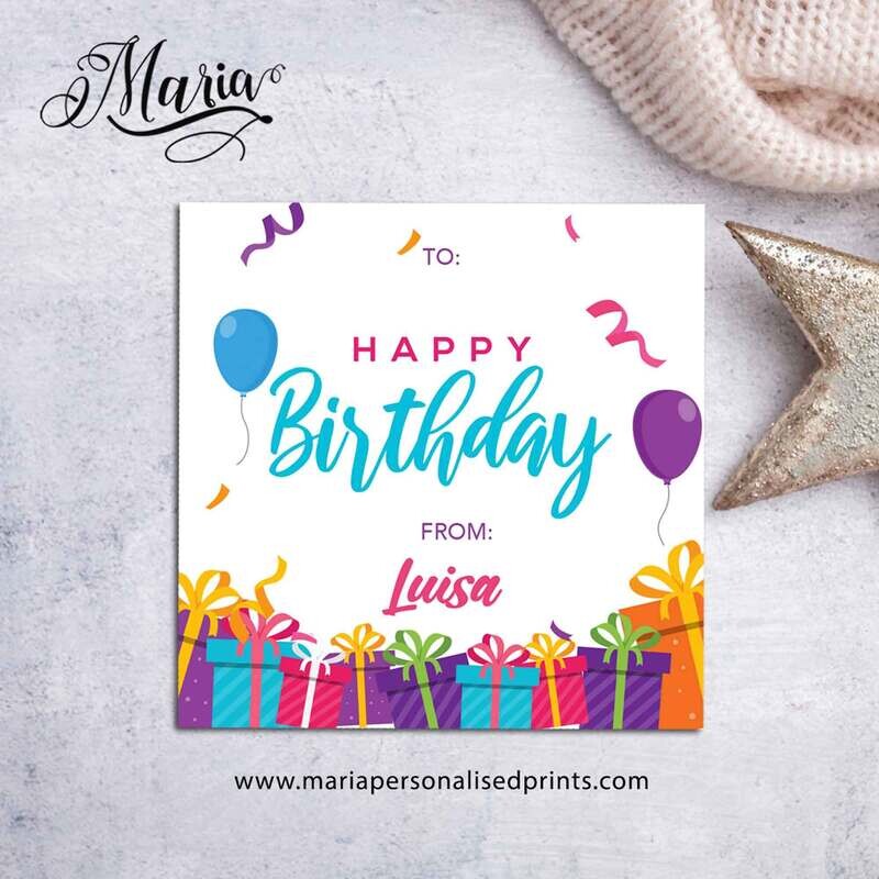 Happy Birthday Tags BC12