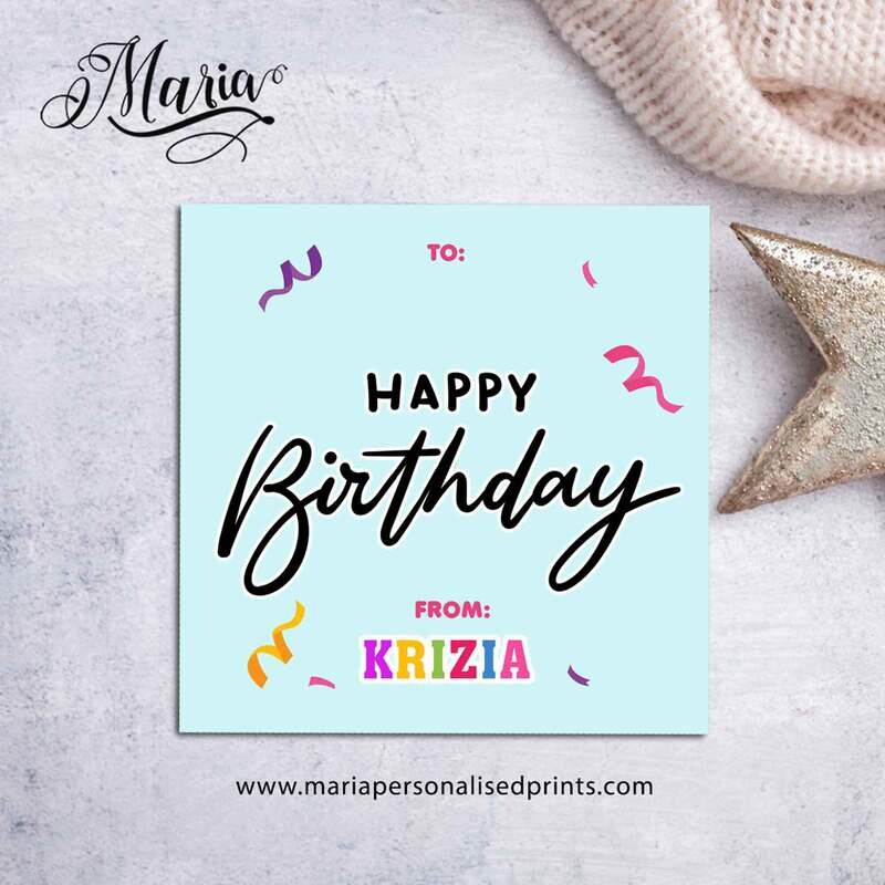 Happy Birthday Tags BC11