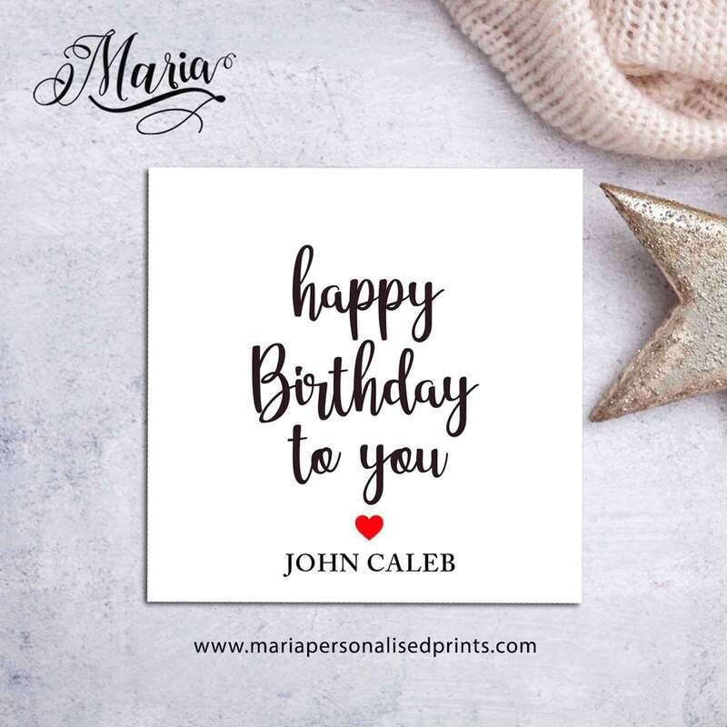 Happy Birthday Tags BC21