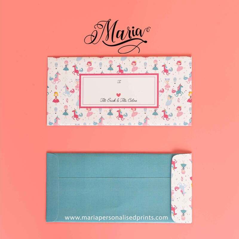 12 Pcs Personalized Money Envelopes Magical
