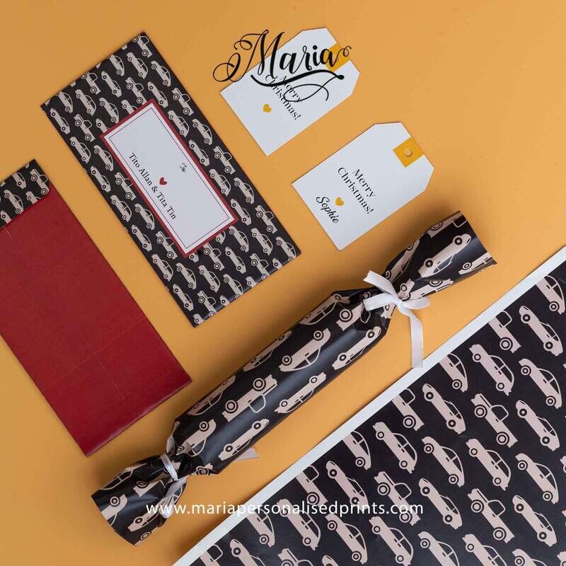 12 Pcs Gift Wrappers Racing Car B