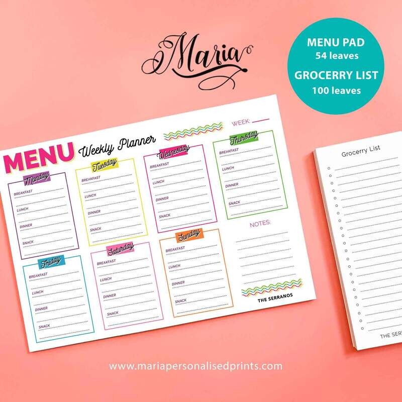Weekly Menu Planner