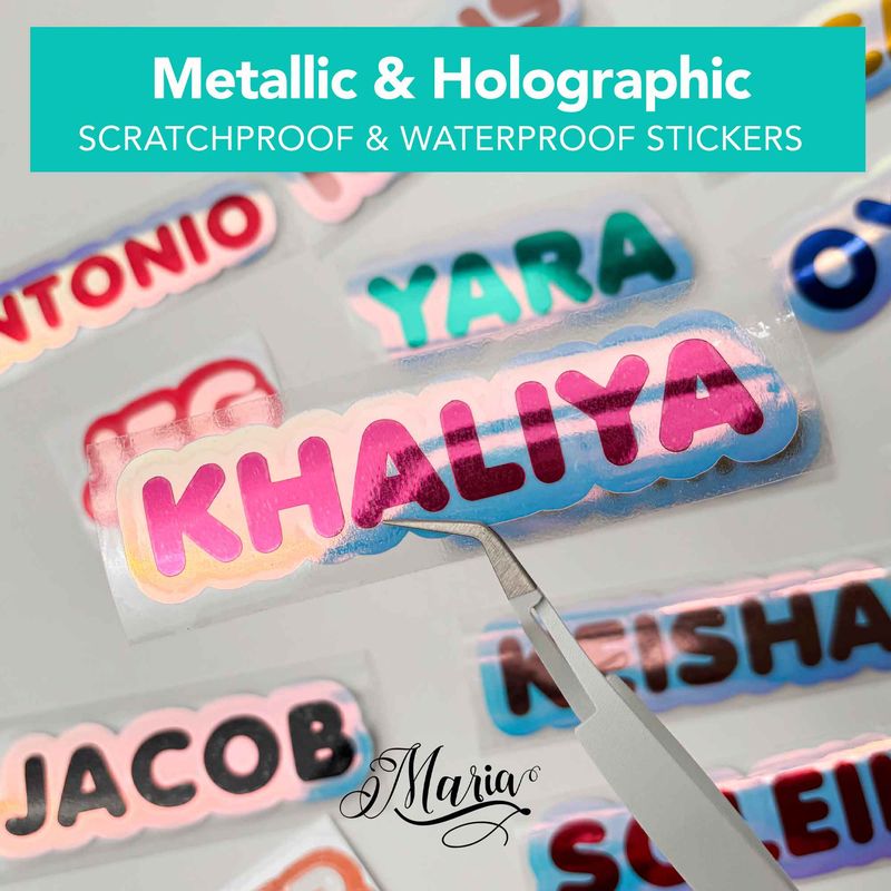 Holographic Personalized Stickers