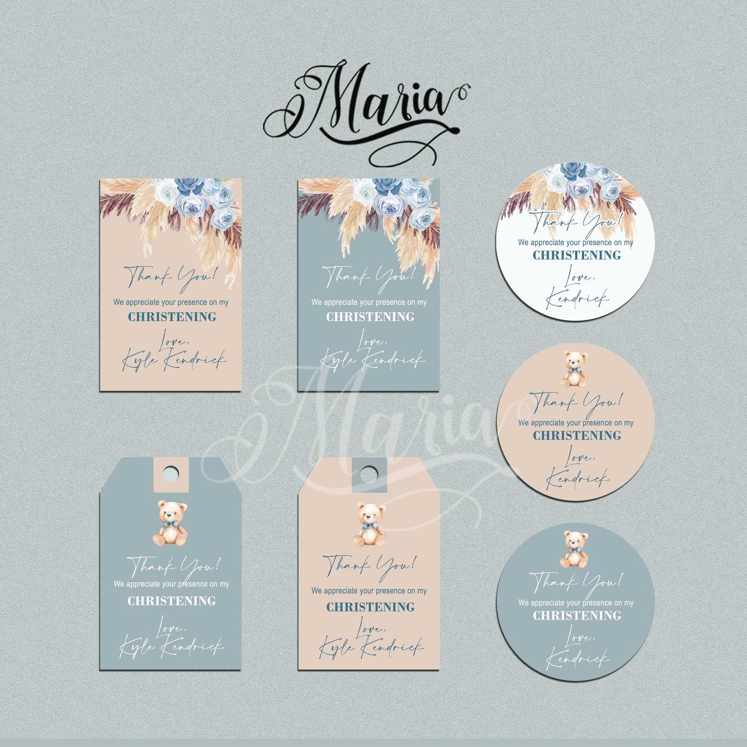 Boho Souvenir Tags