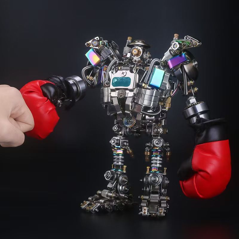 nautilus toy  destroys mecha, metal assembles boxer model