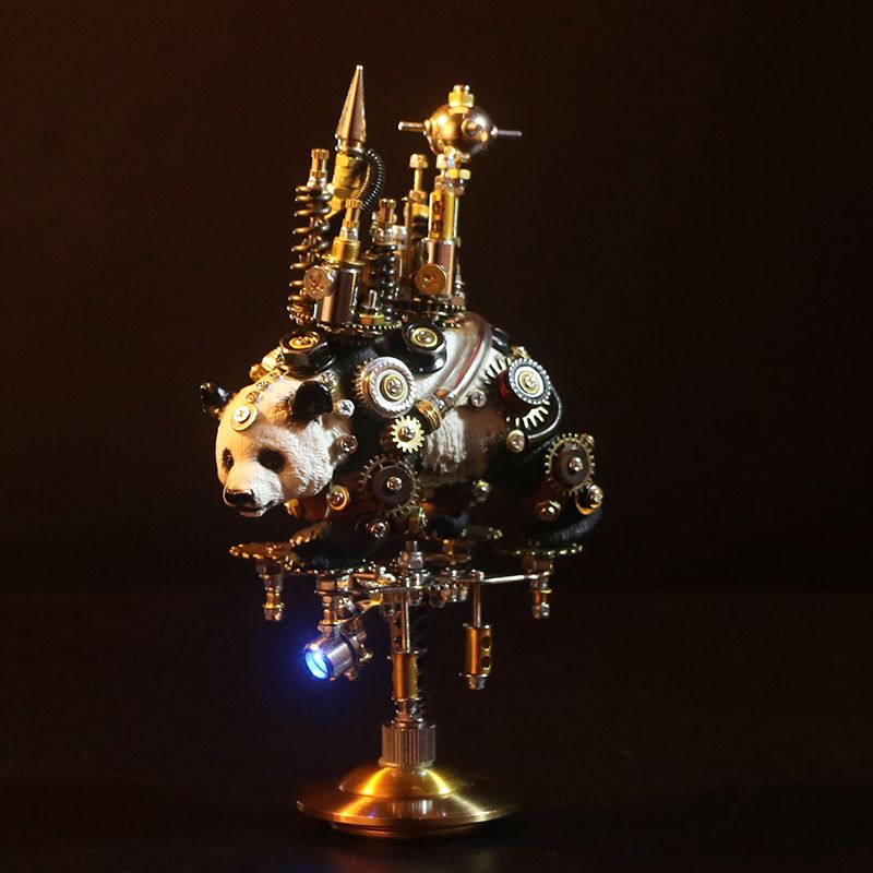 nautilus toy Mechanical Panda moving castle  DIY Metal Model Toys