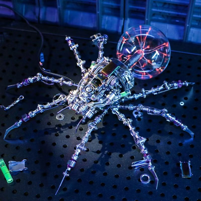 NAUTILUS TOY  Spider Queen Tide Play Mech Mechanical 3D Metal Model Plasma Electrostatic Ball Pendulum