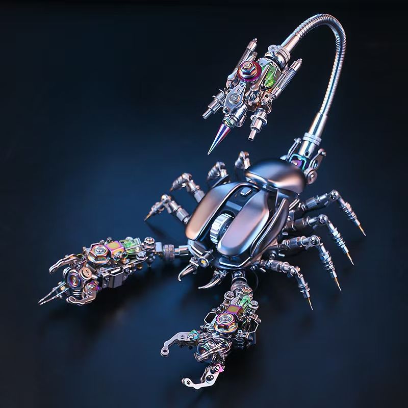 NAUTILUS TOY  Energy Armor · Scorpion Metal Assembly Trendy Play Simulation Scorpion Model