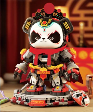 NAUTILUS TOY Chinese style opera panda SP01 model assembled toy