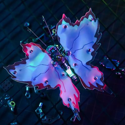 NAUTILUS TOY Butterfly 3D Metal mechnical assembly toy