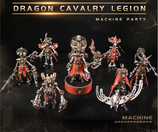 NAUTILUS TOY Metal assembled model of the Dragon Cavalry Legion