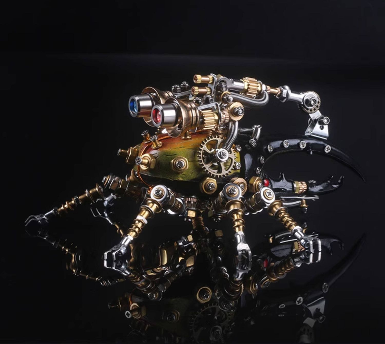NAUTILUS TOY INSECT(big bug/hercules beetle/Shovel Armor)  Metal mechanical toy