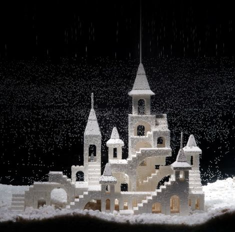Nautilus Toy sky Castle  way of water Transformation Series White Castle Building Blocks 04+07