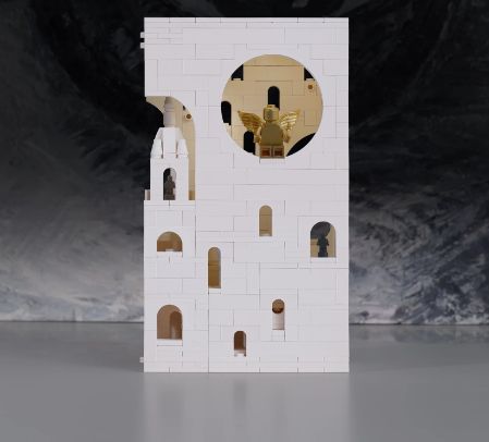Nautilus Toy Secret Realm No. 9 Monument Valley Transformation Series White Castle Building Blocks