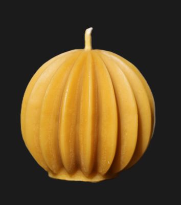 Khalidion d'or, bougie artisanale en cire d'abeille