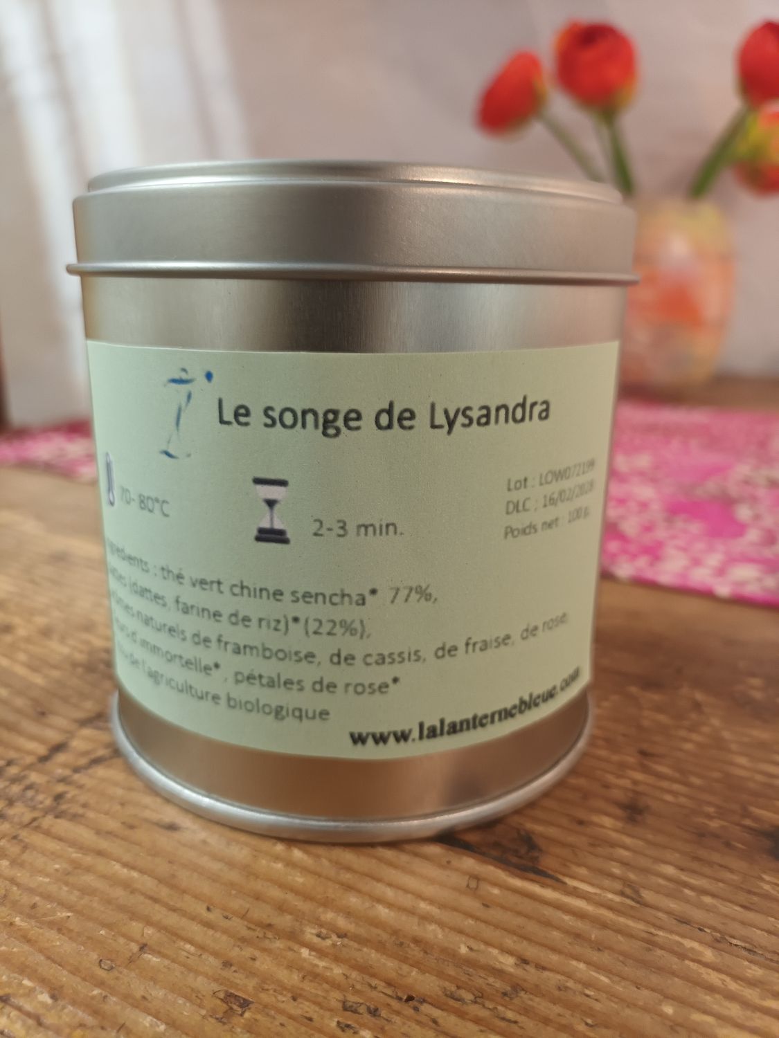 Thé vert fruité "Le songe de Lysandra"