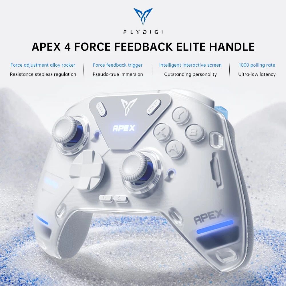 Flydigi Original APEX 4 Wireless Gaming Controller Dock Base For Apex 4/Vader 4 Pro Series USB White Charger Power Adapter
