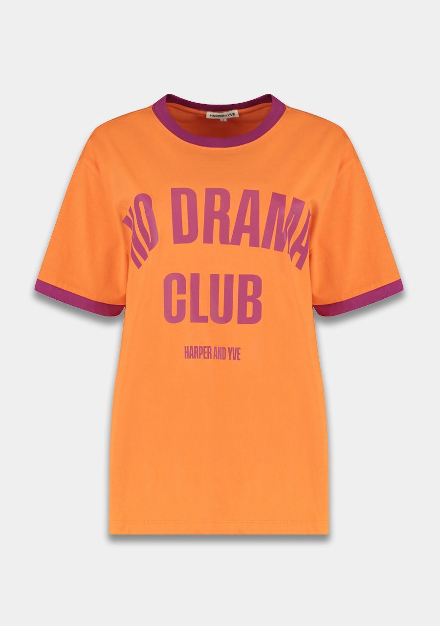 Dramaclub t-shirt orange