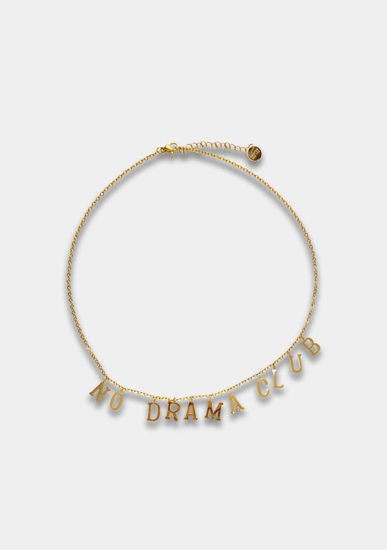 NO DRAMA CLUB KETTING gold