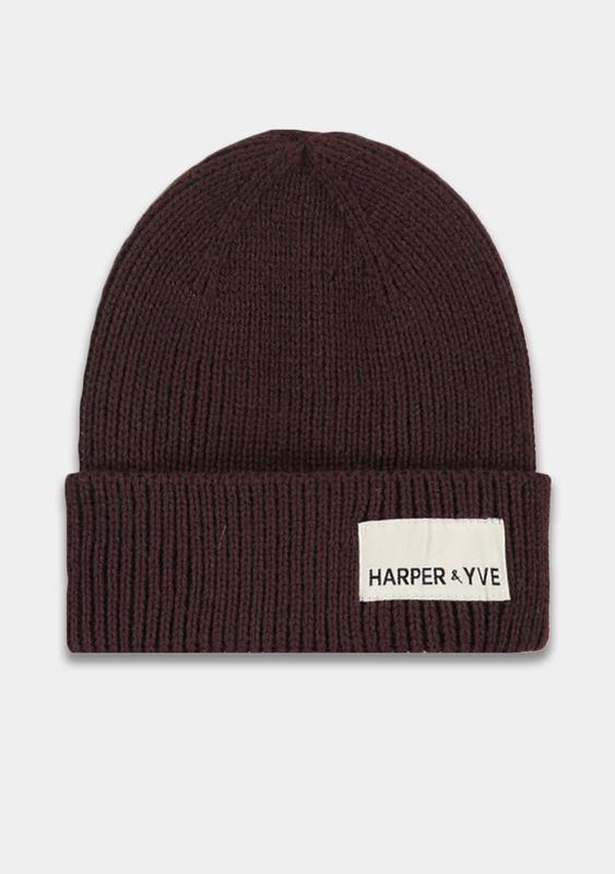 HARPER BEANIE dark fudge