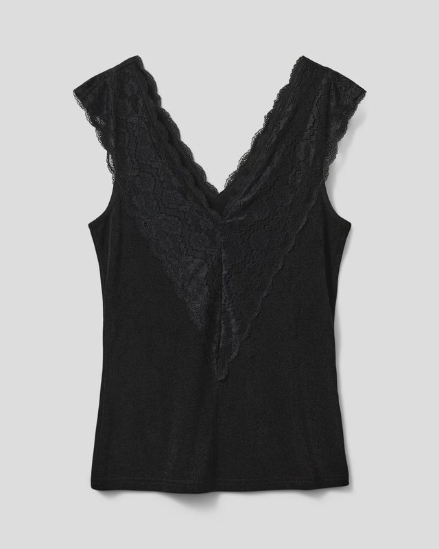 PANSY TOP black
