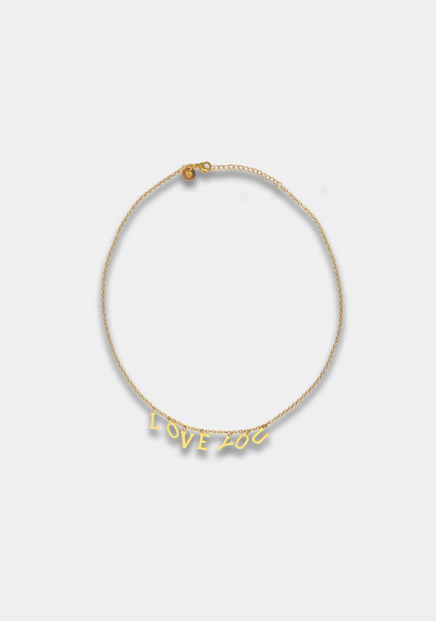 LOVE YOU KETTING gold