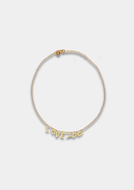 LOVE YOU KETTING gold