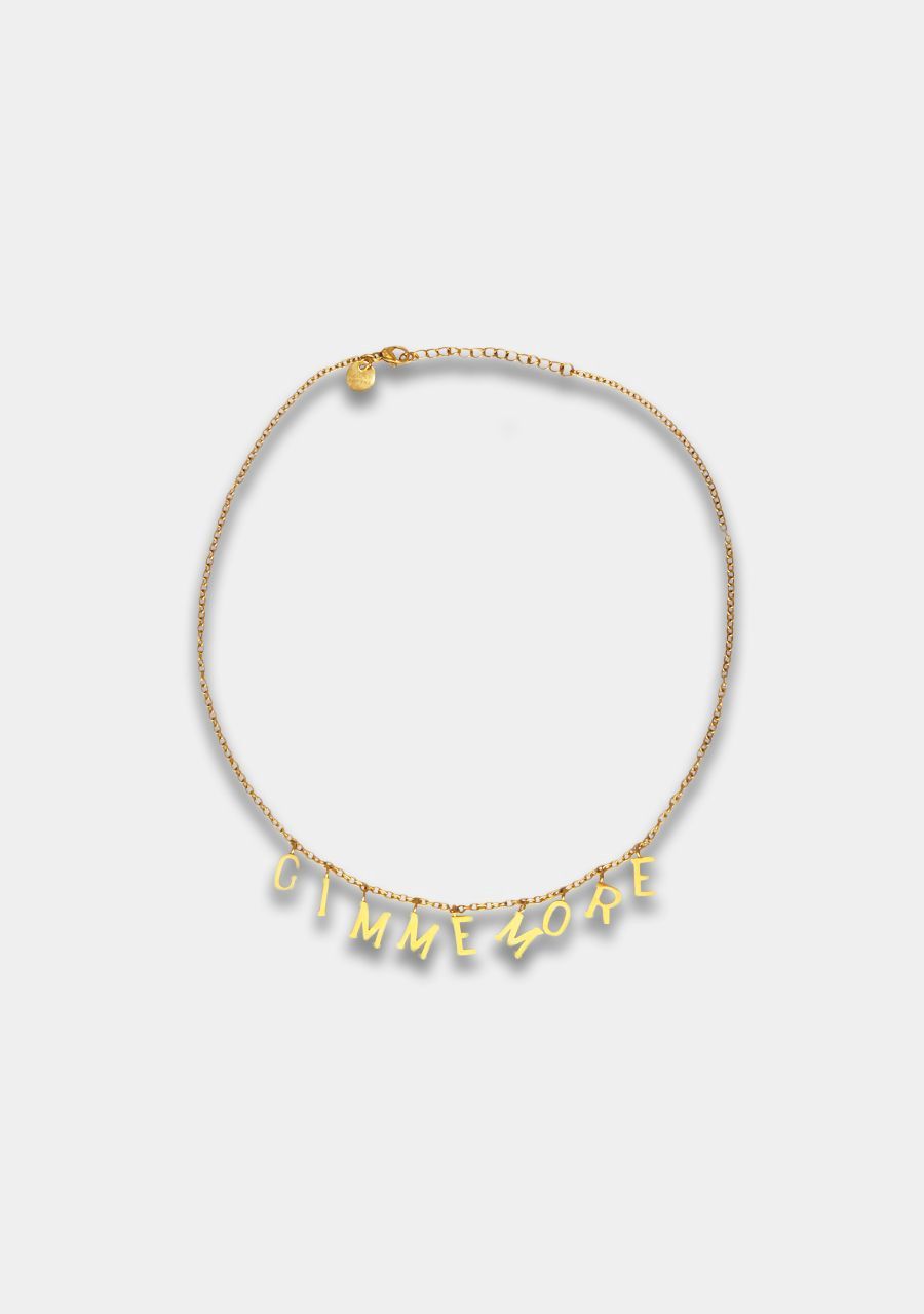 Gimme more ketting gold