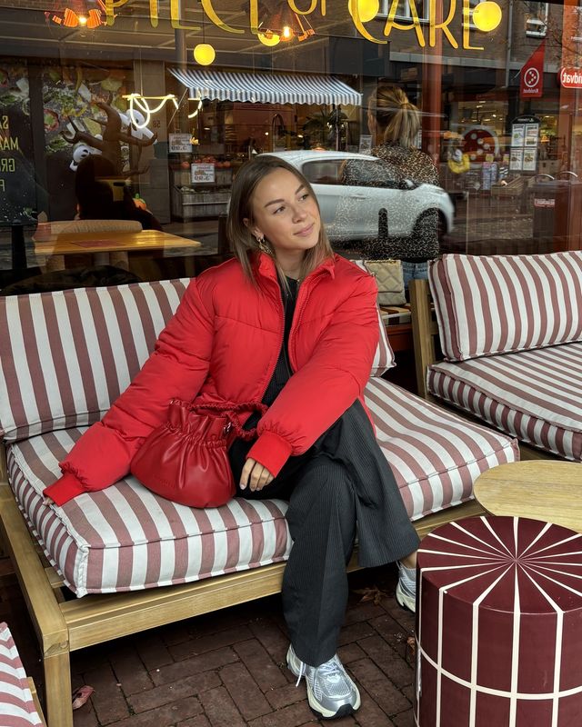 MARLY COAT red