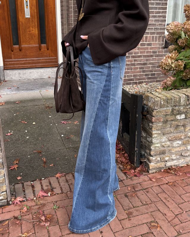 HARLEY DENIM WIDE LEG blue