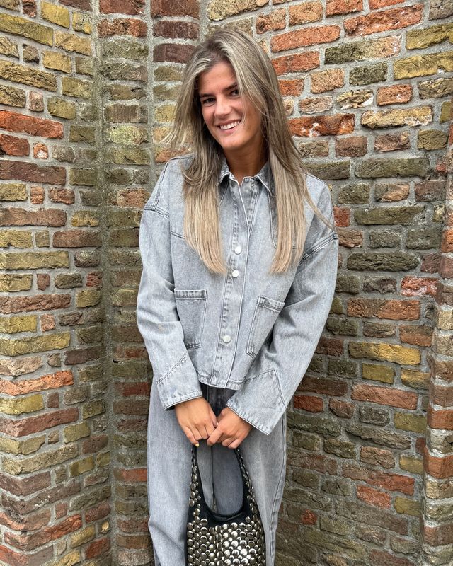AMAYA DENIM JACKET grey