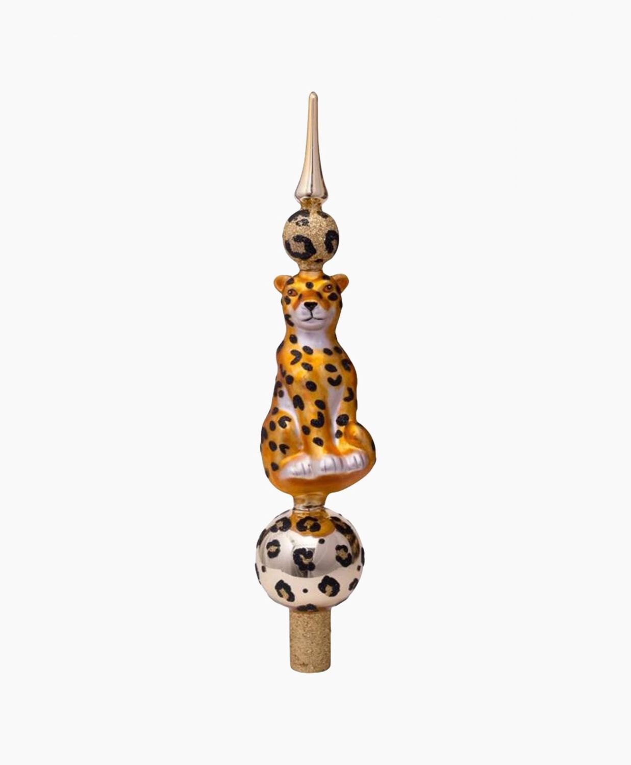 VONDELS TREE TOPPER LEOPARD gold