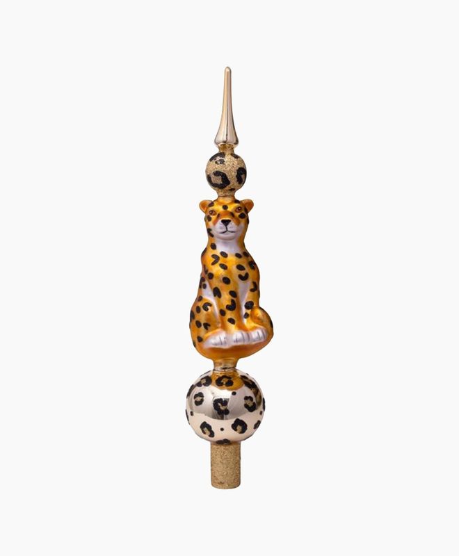 VONDELS TREE TOPPER LEOPARD gold