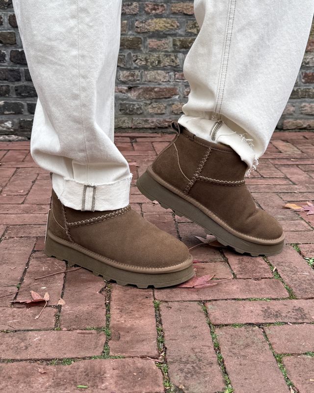 SISSE TEDDY BOOT - Brown Fudge