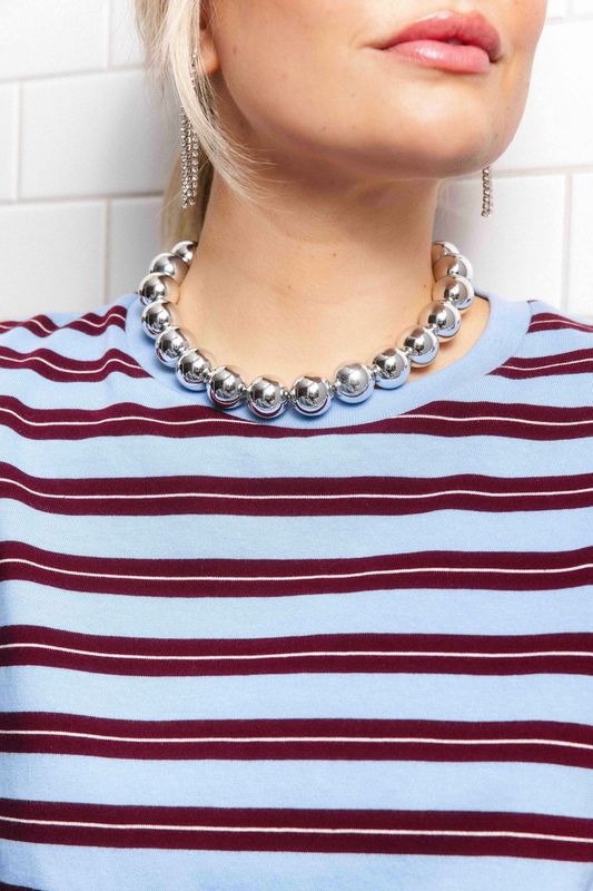 Midnight necklace silver