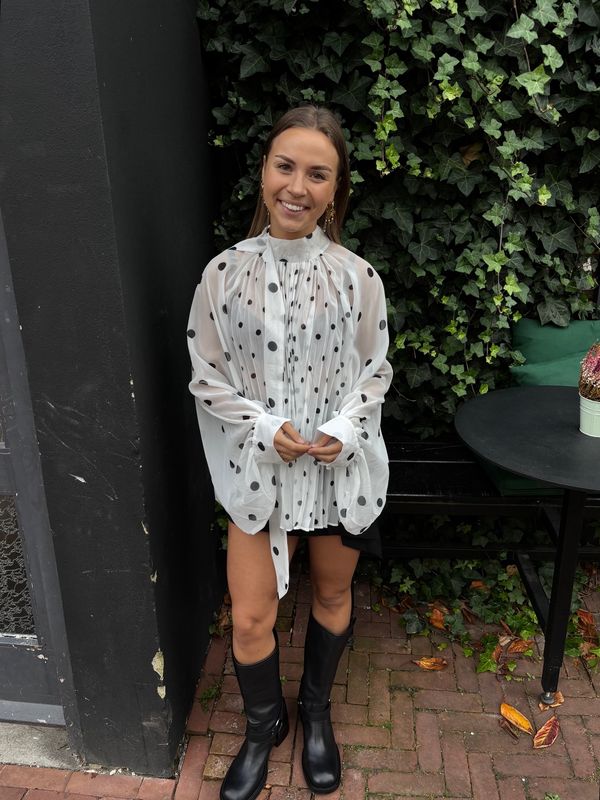 Polkadot blouse