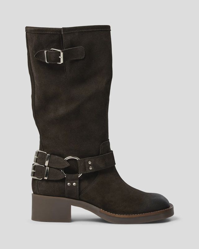 Clarissa boot støvle - Dark brown