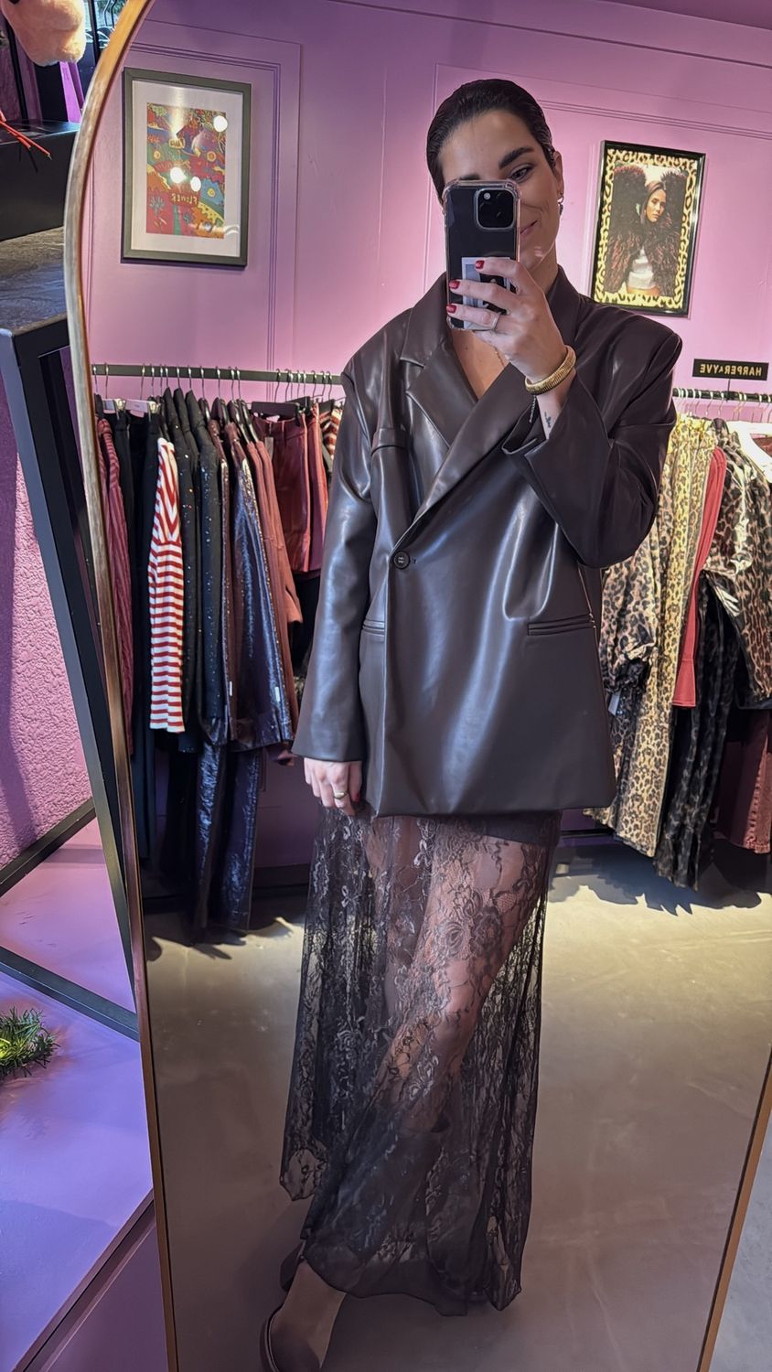 Charissa blazer brown