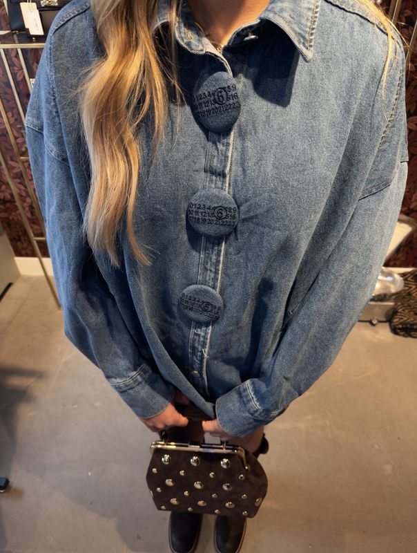 Darcy denim blouse