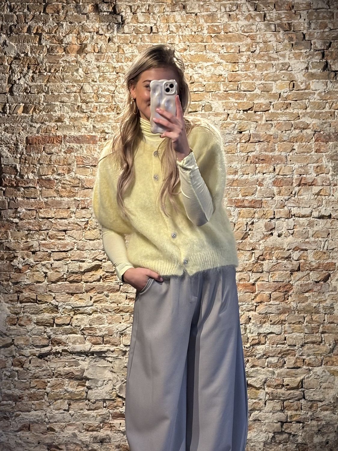 Livia longsleeve yellow