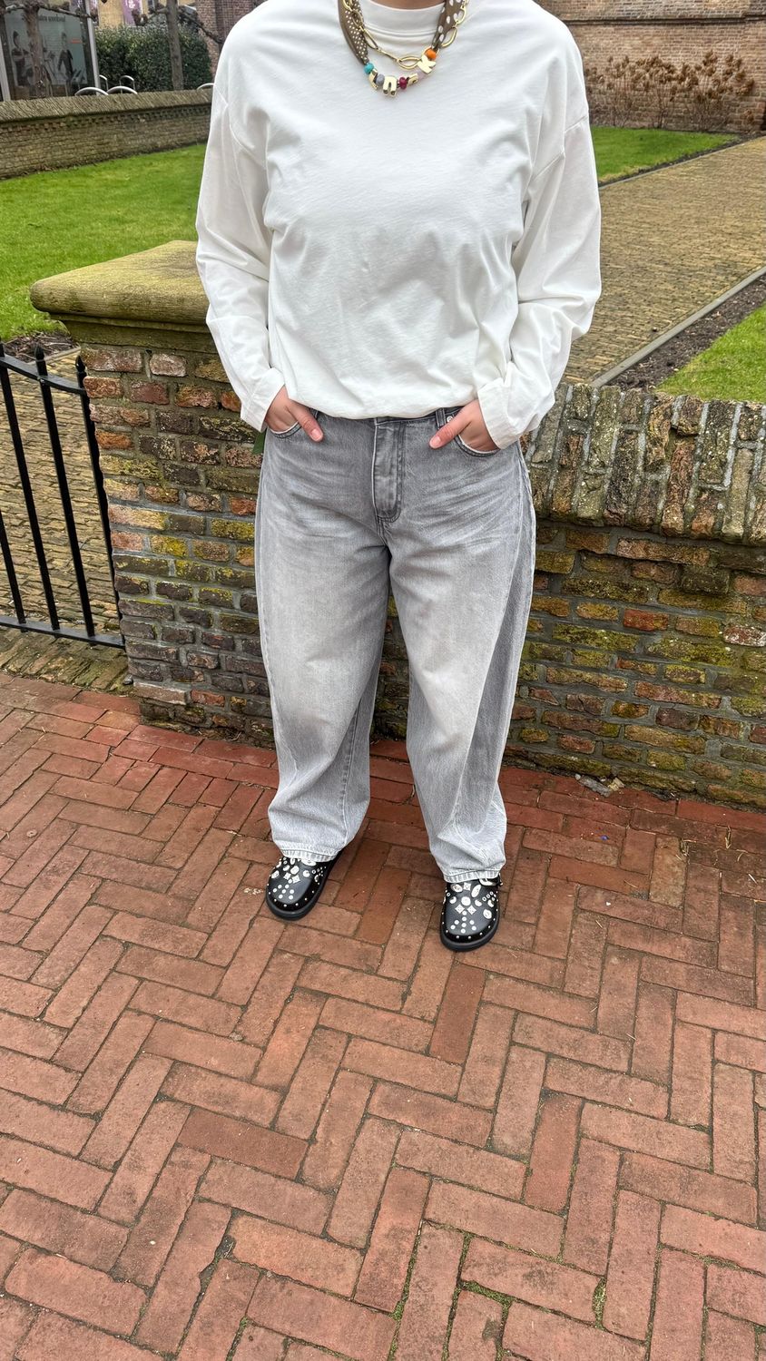 Robin nomadic grey wash - Barrel fit