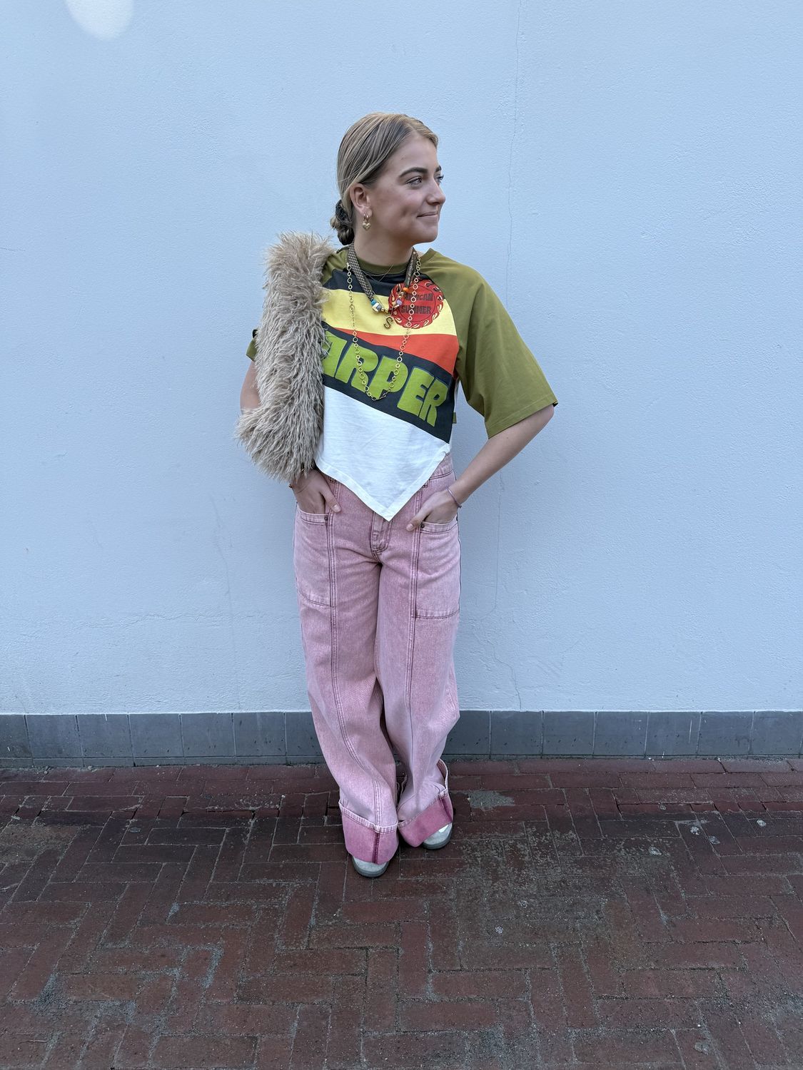 Madelynn pants vintage pink