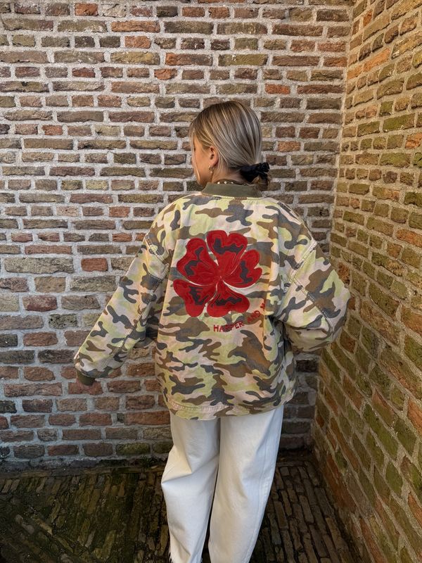 Troy jacket green camo