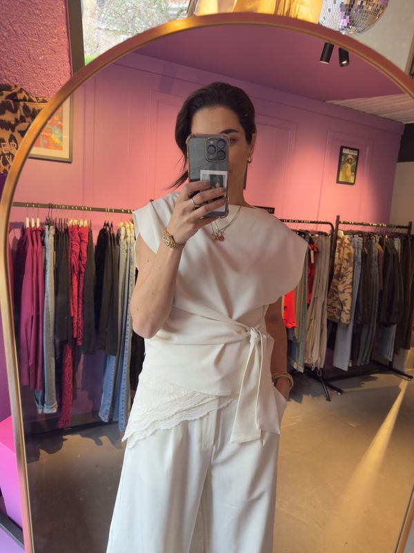 Violet pantalon Off white