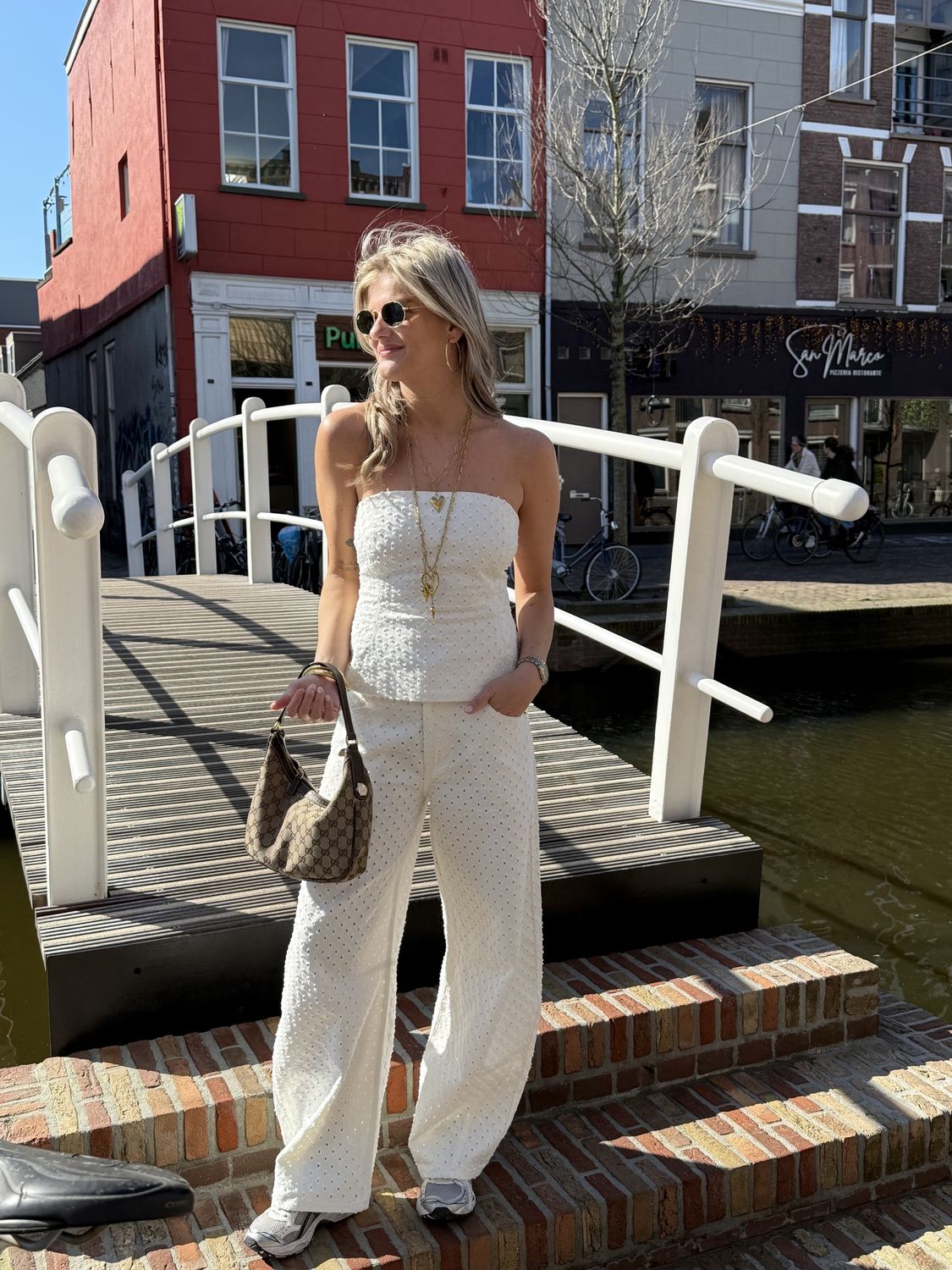 Ava corset denim top