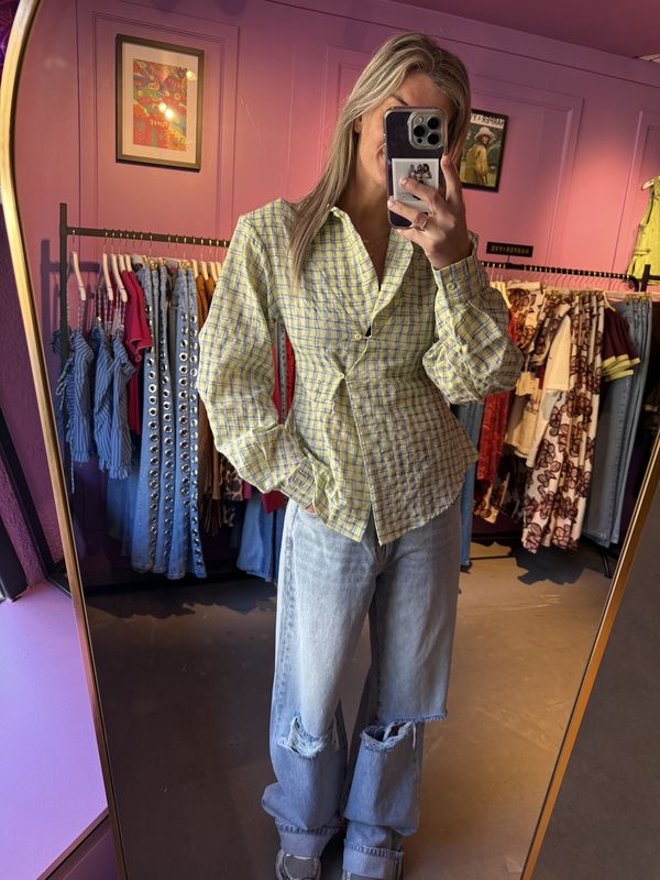 Femmy check blouse